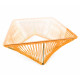  Détail Table basse carré Orange 