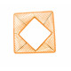 zoom Orange design quadrat gartentisch