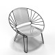White Huatulco chair