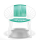 White Huatulco chair