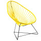 Fauteuil Acapulco Structure noire Fauteuil Acapulco Structure noire