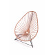 Fauteuil Acapulco Structure noire Fauteuil Acapulco Structure noire