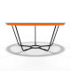 orange Round Large coffee table