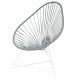 Fauteuil Acapulco Structure noire Fauteuil Acapulco Structure noire