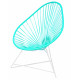 Fauteuil Acapulco Structure noire Fauteuil Acapulco Structure noire