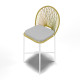 Tabouret Nacre Vert Sauge