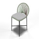 Tabouret Nacre Vert Sauge