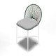 Tabouret Nacre Vert Sauge