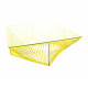 Yellow design large coffee table