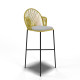Tabouret Nacre Vert Sauge