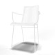 White Dining armrest chair White Dining armrest chair