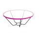 Magenta runde couchstich mit Top-Glas
