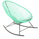Turquoise Acapulco rocking chair
