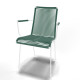 White Dining armrest chair White Dining armrest chair