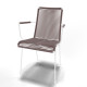 White Dining armrest chair White Dining armrest chair