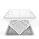 White Rectangle coffee Table