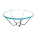 sky blue Round Large coffee table