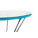 Detail sky blue Outdoor Large coffee table