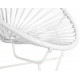 silla acapulco con estructura blanca para niños Blanco