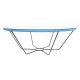 Blau design runde couchstich