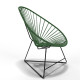 Fauteuil Acapulco Structure noire Fauteuil Acapulco Structure noire
