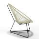 Fauteuil Acapulco Structure noire Fauteuil Acapulco Structure noire