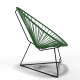 Fauteuil Acapulco Structure noire Fauteuil Acapulco Structure noire