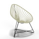 Fauteuil Acapulco Structure noire Fauteuil Acapulco Structure noire
