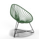 Fauteuil Acapulco Structure noire Fauteuil Acapulco Structure noire