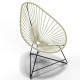 Fauteuil Acapulco Structure noire Fauteuil Acapulco Structure noire