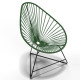 Fauteuil Acapulco Structure noire Fauteuil Acapulco Structure noire