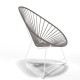 Fauteuil Acapulco Structure noire Fauteuil Acapulco Structure noire