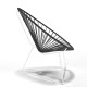 Fauteuil Acapulco Structure noire Fauteuil Acapulco Structure noire