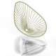Fauteuil Acapulco Structure noire Fauteuil Acapulco Structure noire