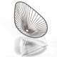 Fauteuil Acapulco Structure noire Fauteuil Acapulco Structure noire