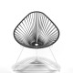 Fauteuil Acapulco Structure noire Fauteuil Acapulco Structure noire