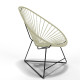 Fauteuil Acapulco Structure noire Fauteuil Acapulco Structure noire