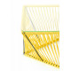 Détail Table basse Rectangle Jaune  Détail Table basse Rectangle Jaune