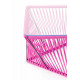 Détail table basse Rectangle fuschia  Détail table basse Rectangle fuschia