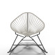 fauteuil à bascule Acapulco Blanc   fauteuil à bascule Acapulco Blanc