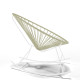 fauteuil à bascule Acapulco Blanc   fauteuil à bascule Acapulco Blanc