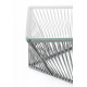 Détail table basse Rectangle grise  Détail table basse Rectangle grise