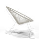 fauteuil à bascule Acapulco Blanc   fauteuil à bascule Acapulco Blanc