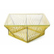 Table basse design Jaune Moutarde  Table basse design Jaune Moutarde