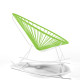 fauteuil à bascule Acapulco Blanc   fauteuil à bascule Acapulco Blanc