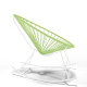 fauteuil à bascule Acapulco Blanc   fauteuil à bascule Acapulco Blanc