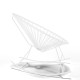 fauteuil à bascule Acapulco Blanc   fauteuil à bascule Acapulco Blanc