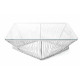 Grande table basse design Blanche Grande table basse design Blanche