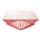 Red design large coffee table
