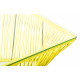 Détail Table basse Acapulco Jaune  Détail Table basse Acapulco Jaune